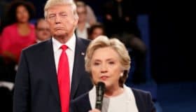 "Aléjate degenerado", pensó en decirle Hillary Clinton a Trump en el debate de candidatos