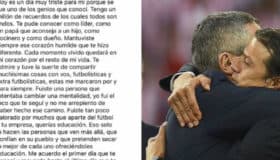 Con emotiva carta Matías Almeyda despidió a Jorge Vergara | Video