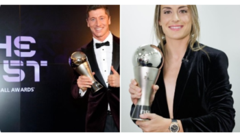 Manifiestan Lewandowski y Putellas su orgullo por ganar el premio FIFA The Best | Video