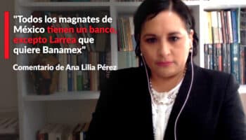 "Todos los magnates de México tienen un banco, excepto Larrea que quiere Banamex": Ana Lilia Pérez