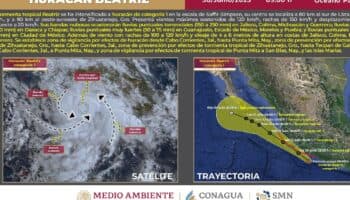 Beatriz se convierte en huracán en el Pacífico mexicano