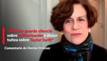 "Zaldívar guarda silencio sobre militarización y mejor tuitea sobre Taylor Swift" : Dresser