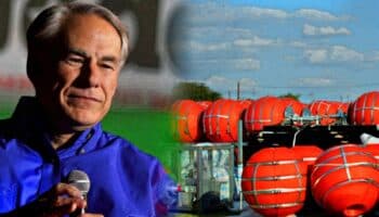Gobernador de Texas niega que boyas alambradas causaran muertes de migrantes