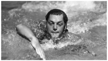 En París 1924, Tarzán comenzó a cazar cocodrilos en el río Sena