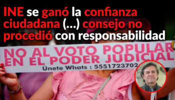 INE no cumplió con su responsabilidad histórica: Edmundo Jacobo Molina