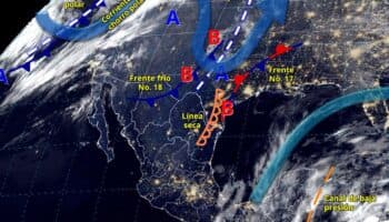 ‘Vaguada polar’ se extenderá sobre el norte de la República; lluvias en el sur