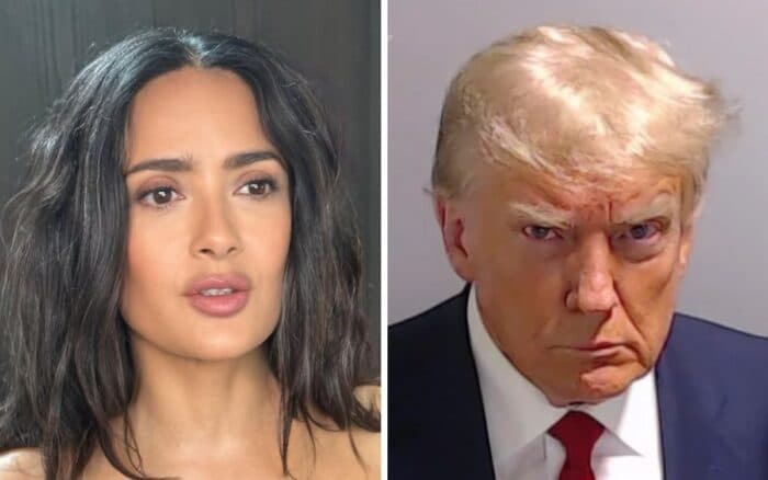 Sale a la luz que Trump invitaba a salir a Salma Hayek; ella lo rechazó