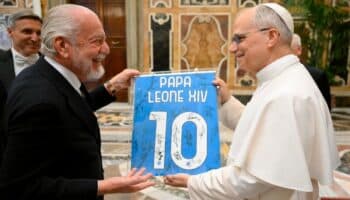 Recibe León XIV al Napoli, campeón de la Serie A de Italia, en El Vaticano | Video