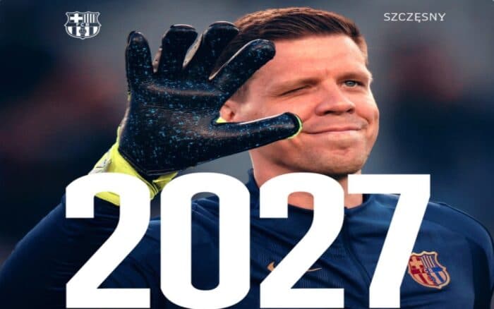 Wojciech Szczesny renueva con Barcelona hasta 2027 | Video