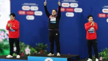 Sheinbaum felicita a Osmar Olvera por su oro en Mundial de Singapur