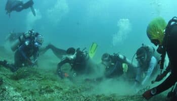 Buzos retiran red fantasma de 100m en Parque Nacional Espíritu Santo