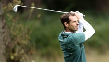 Cambia Andy Murray la raqueta de tenis por los palos de golf | Video
