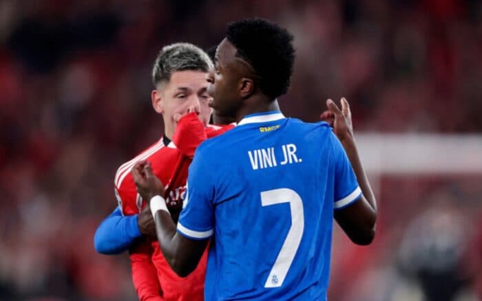 Investigará UEFA incidente entre Prestianni y Vinícius Júnior en el Estadio Da Luz | Video