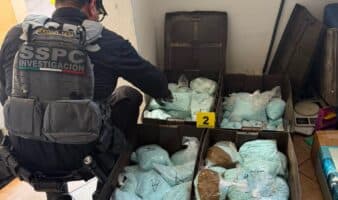 Incautan 120 kg de fentanilo en Mexicali; equivalen a 4 millones de dosis