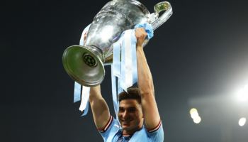 Julián Álvarez, primer argentino en ganar Libertadores, Champions y Mundial