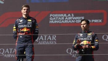 Verstappen también gana en Hungría; 'Checo' queda tercero