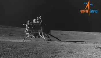 India publica primeras fotos del polo sur de la Luna
