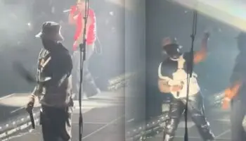 Videos | 50 Cent avienta el micrófono a fan y la golpea en la cabeza