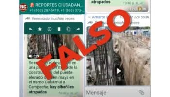 Derrumbe no fue en el Tren Maya, fue en El Salvador | Video