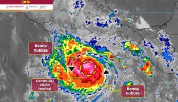 Tormenta tropical Otis se intensificará a huracán antes de alcanzar costa mexicana