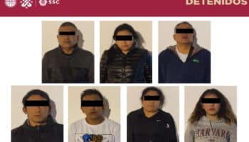 Caen siete por robo en los alrededores del Estadio Azteca