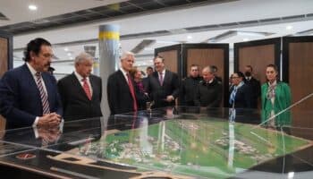 Tribunal Electoral confirma infracciones de AMLO, Sheinbaum y Del Mazo en inauguración del AIFA