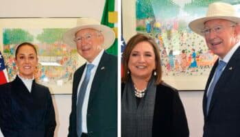 Rumbo a 2024 | Embajador de EU Ken Salazar se reúne con Sheinbaum y Gálvez