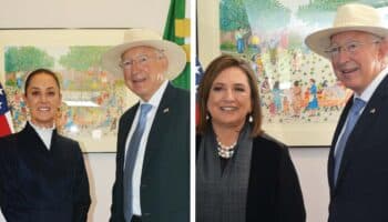 Rumbo a 2024 | Embajador de EU Ken Salazar se reúne con Sheinbaum y Gálvez