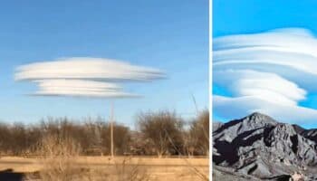 Captan nubes lenticulares en Chihuahua y EU | Fotos