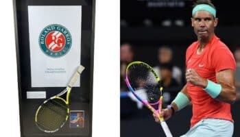 Raqueta ganadora del Abierto de Francia 2007 de Nadal se vende por 118,000 dólares en subasta