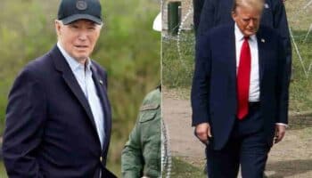 Biden y Trump visitan la frontera entre EU y México