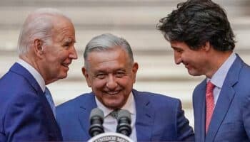 Los tres amigos: AMLO, Biden y Trudeau se reunirán en abril en Canadá