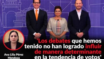 'Los debates que hemos tenido no han logrado influir de manera determinante en la tendencia de votos': Ana Lilia Pérez