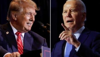 Biden reta a Trump a debatir cuando no esté ocupado con su juicio: Esquivel | Video