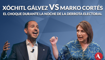 Xóchitl Gálvez vs Marko Cortés. El choque durante la noche de la derrota electoral
