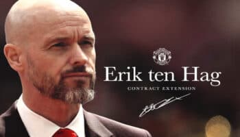 No se va, al contrario, renueva Erik ten Hang con ManU hasta el 2026 | Video