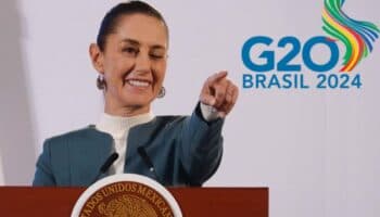 Sheinbaum afirma que el G20 "recibió bien" su plan de redirigir 1% del gasto armamentista