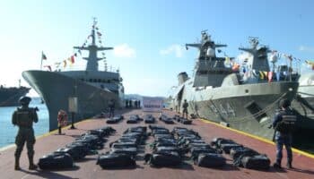 Marina asegura 3.3 toneladas de cocaína 'flotante' en costas de Acapulco