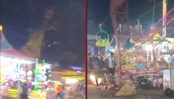 Colapsa juego mecánico en feria de Acapulco