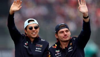 Así se despidió Verstappen de “Checo” Pérez