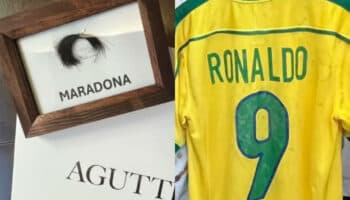 Nadie adquiere el mechón de Maradona y la camiseta de Ronaldo | Video