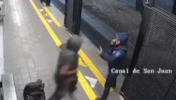 Empuja a mujer policía al paso del Metrobús; agresor detenido por tentativa de feminicidio