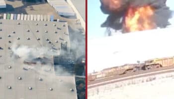 Avioneta se estrella contra edificio comercial en California: 2 muertos y 18 heridos