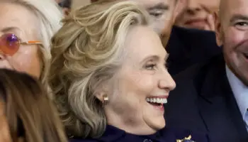 La reacción de Hillary Clinton cuando Trump habló sobre rebautizar el Golfo de México
