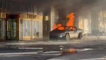 Videos | Explota Cybertruck afuera de Hotel Trump en Las Vegas; hay un muerto