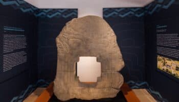 Monolito 'Portal al Inframundo' ya es exhibido en museo de Morelos