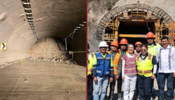 Derrumbe en túnel de la Mitla-Tehuantepec, la obra sin fin inaugurada en enero