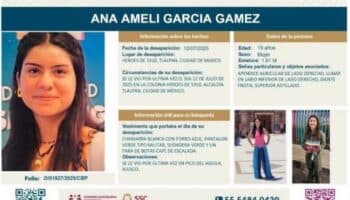 Gabinete de Seguridad apoya en búsqueda de Ana Amelí, desaparecida en el Ajusco: Sheinbaum