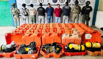 Detienen a dos 'piratas' por asalto a plataforma de Pemex en la Sonda de Campeche