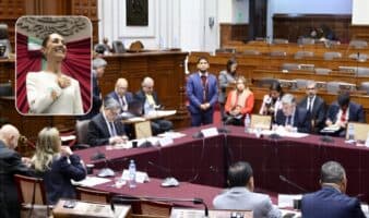 Congreso de Perú votará moción para declarar persona non grata a Sheinbaum